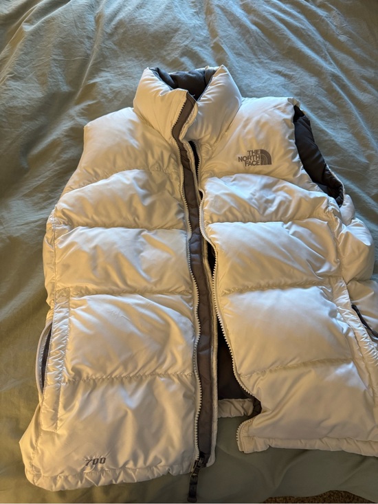 The North Face Jackets & Blazers - The North Face White 700 Down Puffer Vest ladies M.